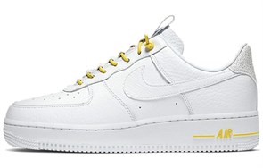 Nike Air Force 1 Low Lux White Chrome Yellow Women's 898889-104
