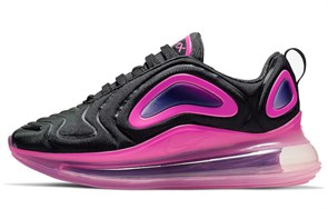 Nike Air Max 720 Black Laser Fuchsia GS AQ3196-007