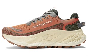 New Balance NB Fresh FoamMore Trail V3 Cushioning Anti Slip And Wear Resistant Low Top Outdoor Shoes Men's Red Brown pz--2897442288853159095