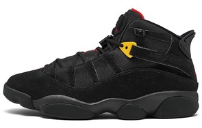 Jordan 6 Rings Black Red Sulfur 322992-065