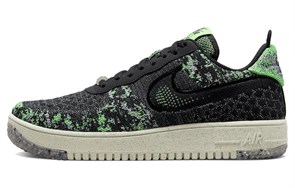 Nike Air Force 1 Low Crater Flyknit Black Volt DM0590-002