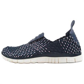 Nike Free Woven 4.0 Anti Slip Wear Resistant Low Top Casual Shoes Men's Blue 633230-441