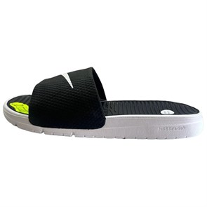 Nike Benassi Solarsoft Slip Resistant Odor Resistant Cushioning Slide Slippers Men's Black 431884-002