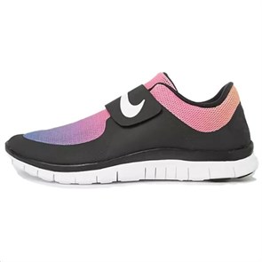 Nike Cushioning Slip Resistant Low Top Running Shoes Men's Black 724766-005