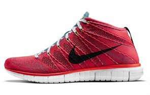 Nike Free Flyknit Chukka Bright Crimson 639700-600