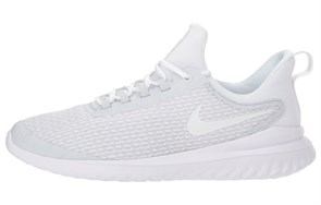 Nike Renew Rival Cushioning, Slip Resistant, Lightweight Low Top Running Shoes Men's White AA7400-010