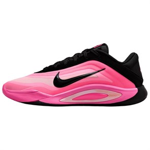 Nike A'One Anti Slip Wear Resistant Low Top Basketball Shoes Women's Pink Black FZ8606-001