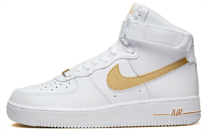 Nike Air Force 1 High 'White Metallic Gold' Women's DD9624-103