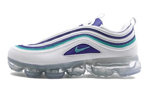 Nike Air VaporMax 97 White Indigo Burst Hyper Jade GS AQ2657-100