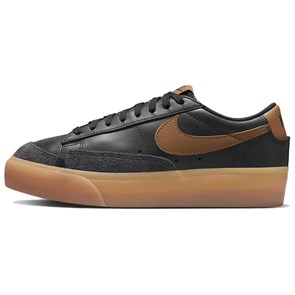 Nike Blazer Anti Slip Wear Resistant Low Top Skateboard Shoes Women's Black DJ0292-003
