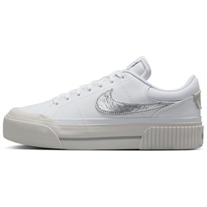 Nike Court Legacy Anti Slip Wear Resistant Low Top Skateboard Shoes Women's White HQ2307-100