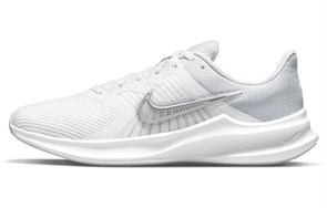 Nike Downshifter 11 White Metallic Silver Women's CW3413-100