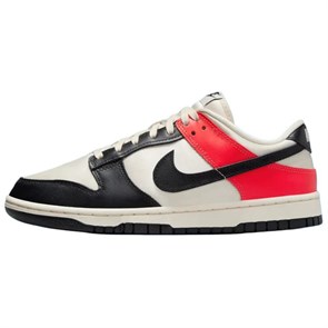 Nike Dunk Low Black Toe Bright Crimson Women's HQ3423-635