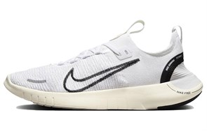 Nike Free Rn Nn Road Running Shoes 'White Coconut Milk Photon Dust Black' Women's DX6482-100