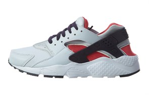 Nike Huarache White/Red Gs 654280-009