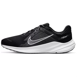 Nike Quest 5 Anti Slip Wear Resistant Low Top Running Shoes Women's Black White DD9291-002