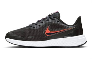 Nike Revolution 5 Power 'Black Iridescent Swoosh' GS CW3263-001