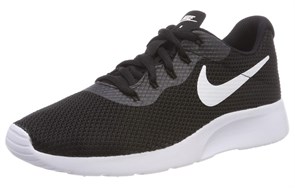 Nike Tanjun Durable Breathable Low Top Training Running Shoes Women's Black White 921668-007