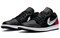 Jordan 1 Low Brushstroke Swoosh Black DA4659-001 - фото 485453