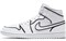 Jordan 1 Mid Iridescent Reflective White Women's CK6587-100 - фото 496831