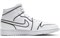 Jordan 1 Mid Iridescent Reflective White Women's CK6587-100 - фото 496832
