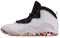 JORDAN 10 Retro White Barely Volt Ember Glow GS BV1843-176 - фото 497853