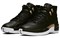 JORDAN 12 Retro Black Metallic Gold White Women's AO6068-007 - фото 497978