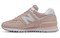 New Balance 574 Series Pink White B Wide Women's WL574OAB - фото 502825