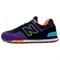 New Balance 574 Black Purple Orange Blue ML574PT2 - фото 508628