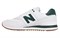 New Balance NB 574 Anti Slip Wear Resistant Low Top Running Shoes Men's White Green U574FNS - фото 512737