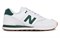 New Balance NB 574 Anti Slip Wear Resistant Low Top Running Shoes Men's White Green U574FNS - фото 512738
