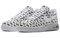 Nike Air Force 1 Low All Over Logo White AH8462-100 - фото 516449