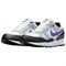 Nike Air Span 2 Anti Slip Wear Resistant Low Top Casual Shoes Men's Black White Purple AH8047-013 - фото 523605
