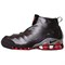 Nike Cushioned Slip Resistant Mid Top Running Shoes Men's Black Red 302277-061 - фото 528941