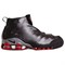 Nike Cushioned Slip Resistant Mid Top Running Shoes Men's Black Red 302277-061 - фото 528942
