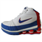 Nike Shox Vc Iv Cushioning Anti Slip And Wear Resistant High Top Basketball Shoes Men's White Blue Red pz-4996551105954204560 - фото 539024