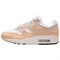 Nike Air Max 1 Anti Slip Wear Resistant Low Top Casual Shoes Women's White Brown HF1194-100 - фото 545347