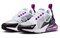 Nike Air Max 270 White Fuchsia Dream Women's AH6789-113 - фото 546005