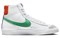 Nike Blazer Mid 77 Vintage White Green Fuchsia Women's CZ1055-123 - фото 551616
