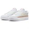 Nike Court Legacy Anti Slip Wear Resistant Low Top Skateboard Shoes Women's White Yellow DM7590-106 - фото 552648