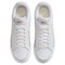 Nike Court Legacy Anti Slip Wear Resistant Low Top Skateboard Shoes Women's White Yellow DM7590-106 - фото 552649