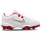 Nike Hyperdiamond 4 Pro Mcs White Pure Platinum University Red Women's FZ0921-104 - фото 556270