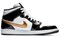Jordan 1 Mid Patent Black White Gold 2019 pz-1633262010732317783 - фото 562596