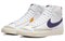 Nike Blazer Mid 77 Vintage Mismatched Basketball Swooshes DQ7777-100 - фото 578229