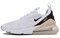 Nike Air Max 270 White Velvet Brown Women's FD9875-100 - фото 588136