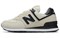 New Balance NB 574 Cushioning Low Top Running Shoes Women's Beige Black pz-622743668201462573 - фото 621962