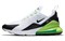 Nike Air Max 270 White Black Volt DC0957-100 - фото 623153