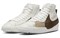 Nike Blazer Slip Resistant Cushioning Abrasion Resistant Mid Top Skateboard Shoes White FB3356-100 - фото 624932