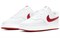 Nike Court Vision Low White University Red CD5463-102 - фото 625175