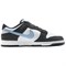 Nike Dunk Anti Slip Wear Resistant Low Top Skateboard Shoes Men's Black White IB3079-100 - фото 625279